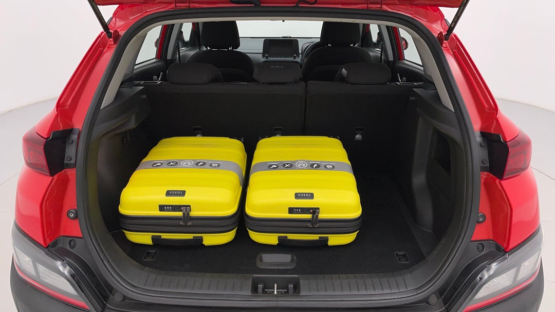 Boot Inside View with Luggage