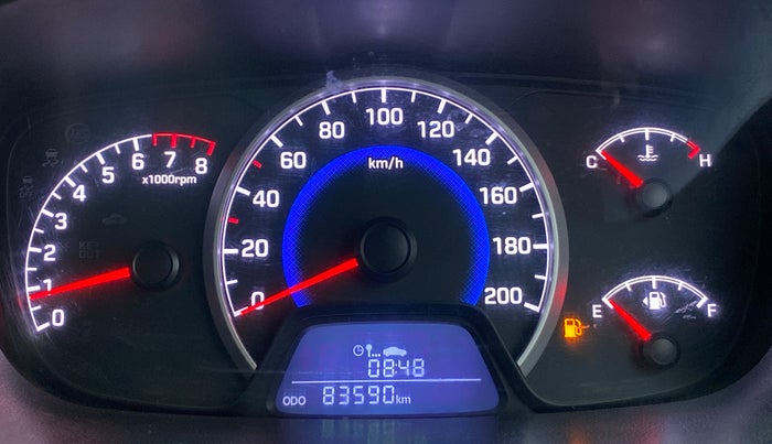 2017 Hyundai Grand i10 Sportz(O) 1.2 MT, Petrol, Manual, 83,763 km, Odometer Image