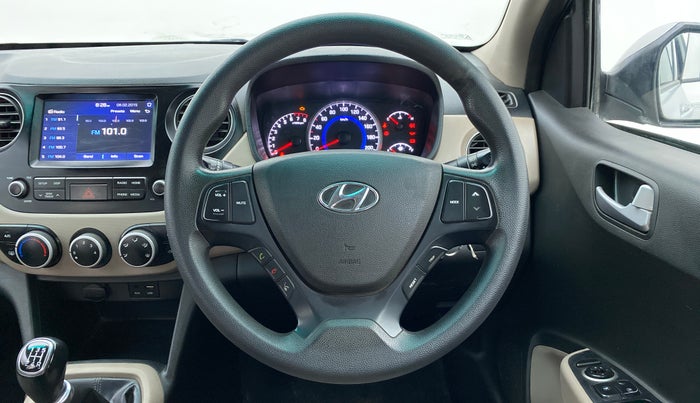 2017 Hyundai Grand i10 Sportz(O) 1.2 MT, Petrol, Manual, 83,763 km, Steering Wheel Close Up