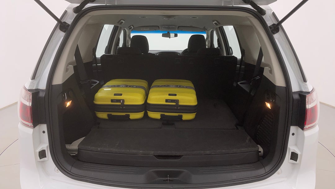 Boot Inside View with Luggage