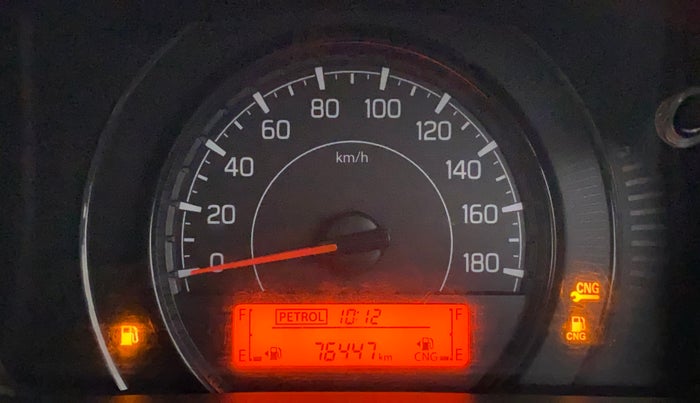 2020 Maruti New Wagon-R LXI CNG 1.0, CNG, Manual, 76,517 km, Odometer Image