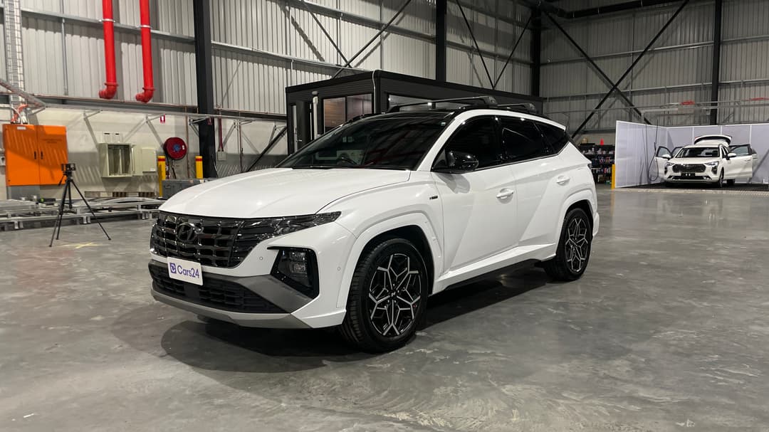 2022 Hyundai Tucson Highlander N Line (AWD), Automatic, 136909 km, Left Front Diagonal (45- Degree) View