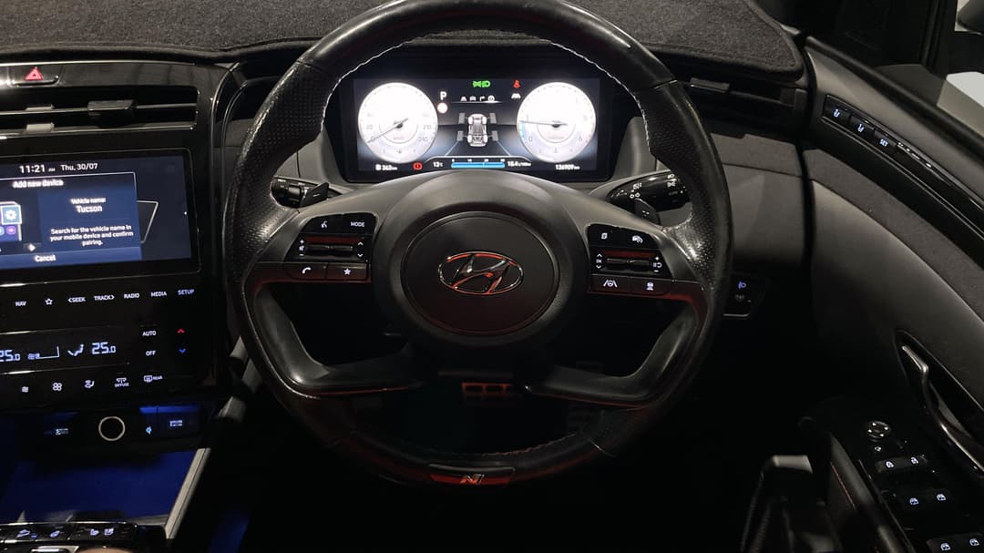 2022 Hyundai Tucson Highlander N Line (AWD), Automatic, 136909 km, Steering Wheel Close-up