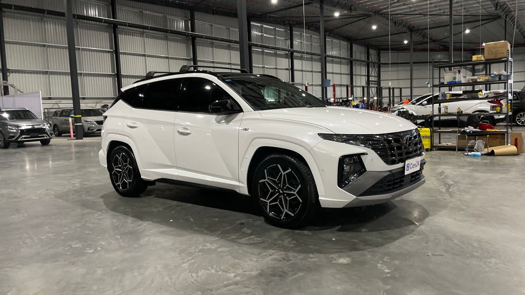 2022 Hyundai Tucson Highlander N Line (AWD), Automatic, 136909 km, Right Front Diagonal (45- Degree) View