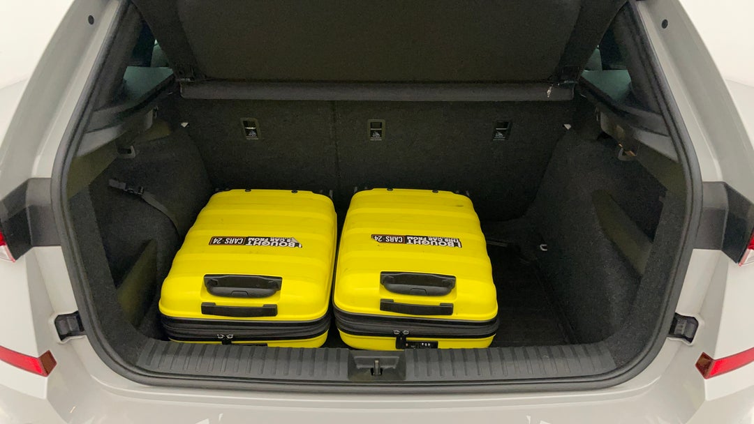 Boot Inside View with Luggage