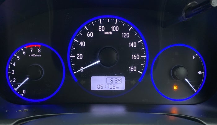 2017 Honda Amaze 1.2L I-VTEC S, Petrol, Manual, 51,705 km, Odometer Image