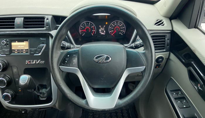 2016 Mahindra Kuv100 K8 D 5 STR, Diesel, Manual, 72,607 km, Steering Wheel Close Up