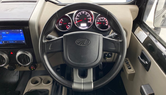 2015 Mahindra Thar CRDE 4X4 BS IV, Diesel, Manual, 50,588 km, Steering Wheel Close Up