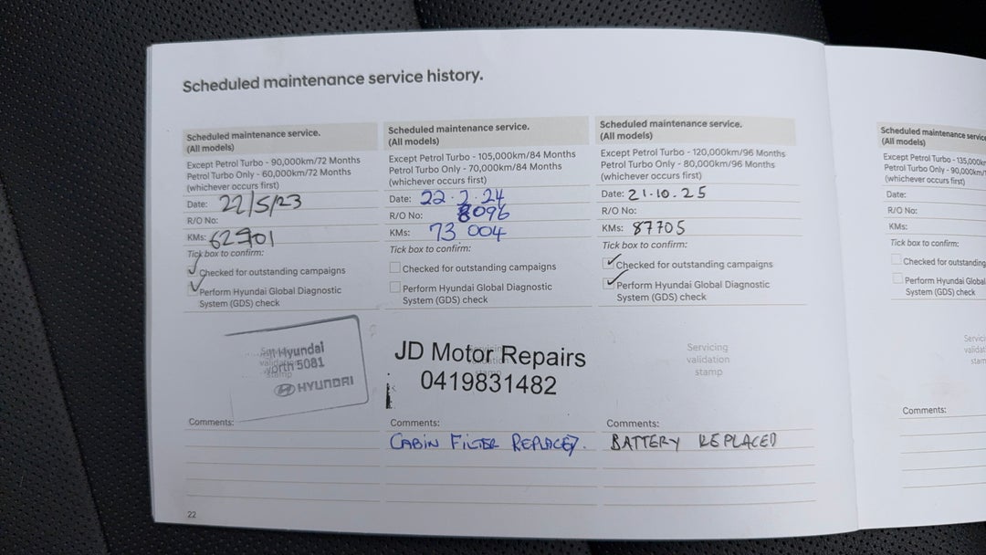 2018 Hyundai i30 Sr Premium, Automatic, 95740 km, Service History