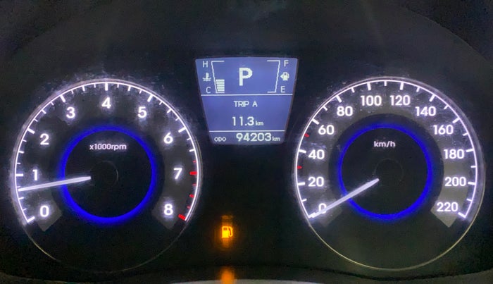2011 Hyundai Verna FLUIDIC 1.6 VTVT SX OPT AT, Petrol, Automatic, 94,203 km, Odometer Image