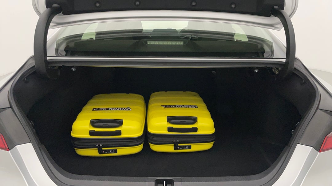 Boot Inside View with Luggage