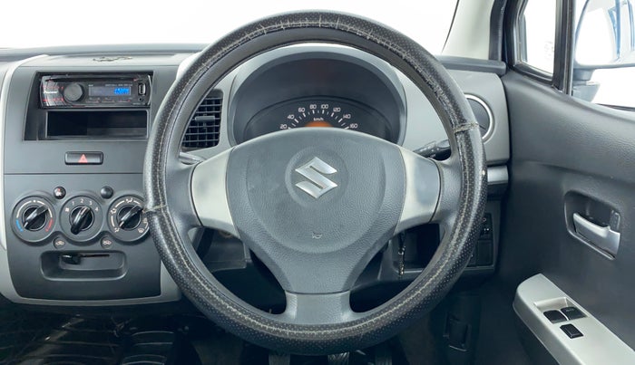 2010 Maruti Wagon R 1.0 LXI, Petrol, Manual, 48,998 km, Steering Wheel Close Up
