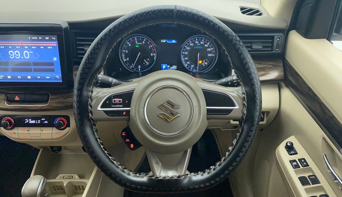 2019 Maruti Ertiga ZXI SMART HYBRID AT, Petrol, Automatic, 46,354 km, Steering Wheel Close Up