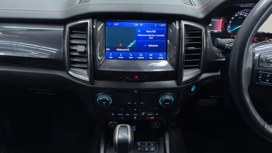 2021 Ford Ranger Wildtrak 2.0 (4x4), Automatic, 106211 km, Center Console