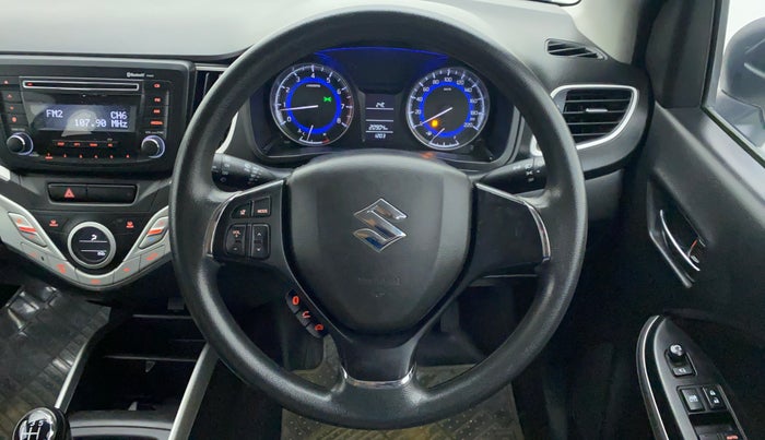 2018 Maruti Baleno DELTA 1.2 K12, Petrol, Manual, 20,999 km, Steering Wheel Close Up