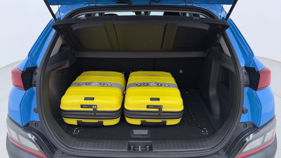 Boot Inside View with Luggage