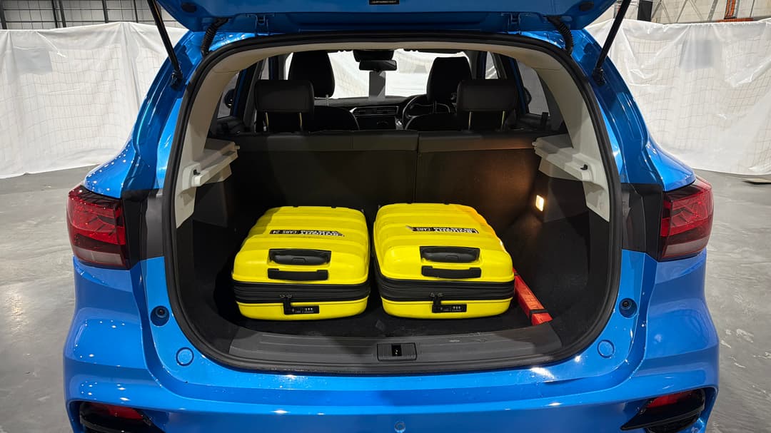 2025 MG Zst Vibe, Automatic, 15626 km, Boot Inside View with Luggage