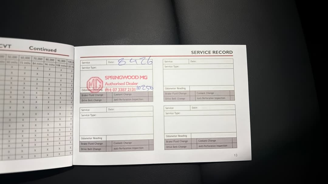 2025 MG Zst Vibe, Automatic, 15626 km, Service History
