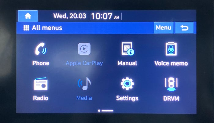 2020 Hyundai VENUE SX 1.0 TURBO, Petrol, Manual, 38,473 km, Apple CarPlay and Android Auto