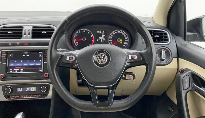 2019 Volkswagen Vento HIGHLINE PLUS 1.2 AT 16 ALLOY, Petrol, Automatic, 56,434 km, Steering Wheel Close Up