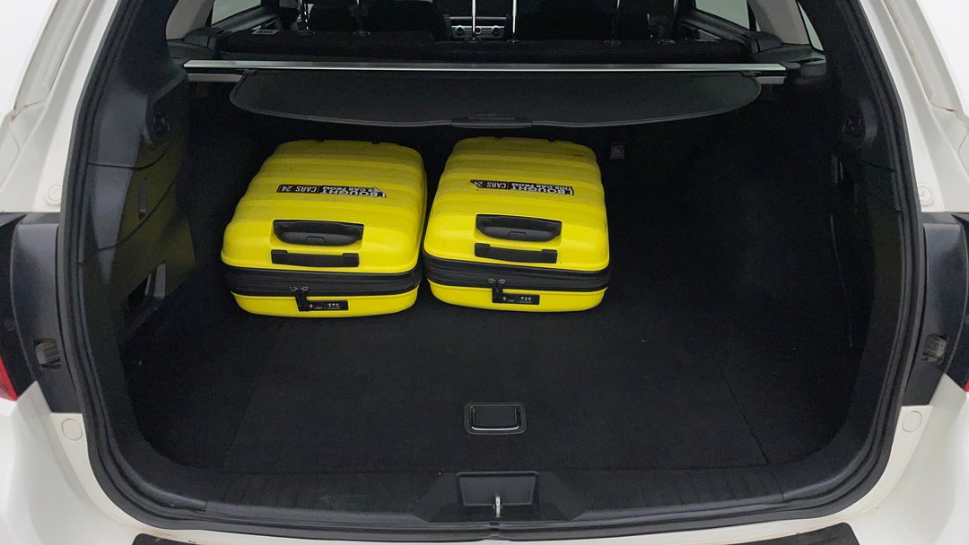 Boot Inside View with Luggage