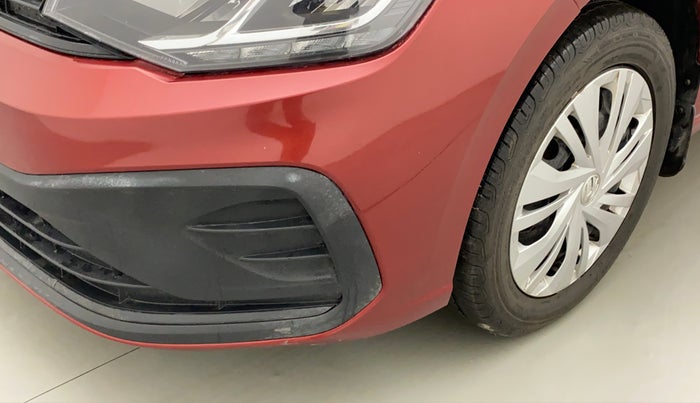2022 Volkswagen VIRTUS COMFORTLINE TSI 1.0 MT, Petrol, Manual, 26,431 km, Front bumper - Minor scratches