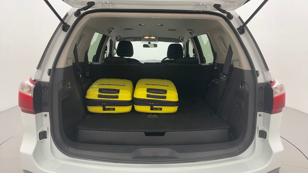 Boot Inside View with Luggage
