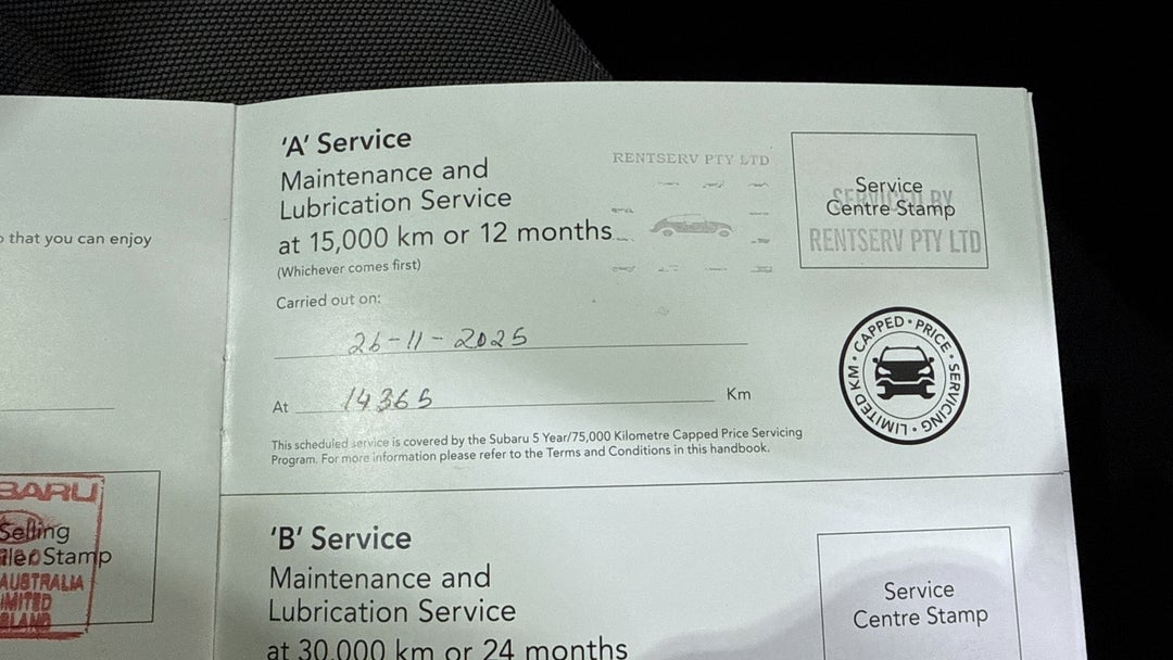 2024 Subaru Crosstrek AWD 2.0l, Automatic, 17776 km, Service History