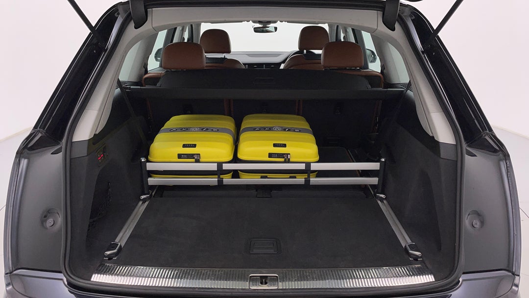 Boot Inside View with Luggage