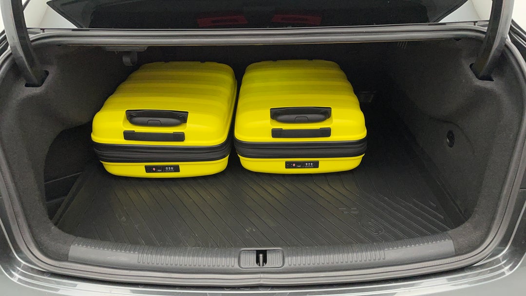 Boot Inside View with Luggage