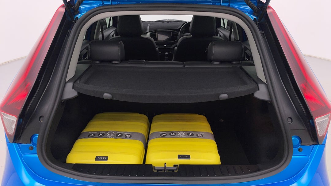 Boot Inside View with Luggage