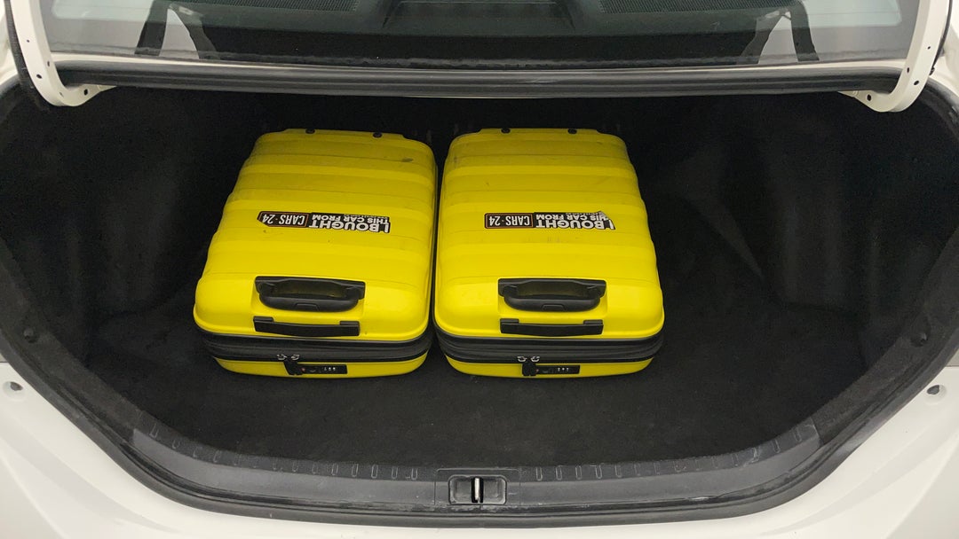 Boot Inside View with Luggage