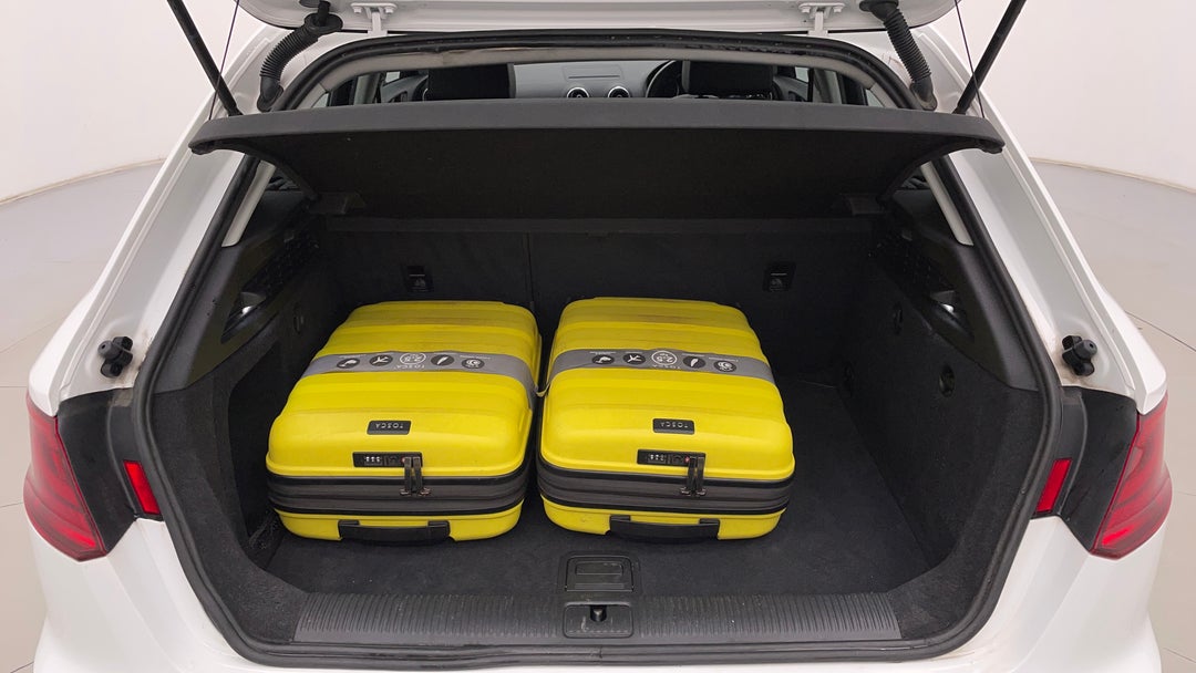 Boot Inside View with Luggage