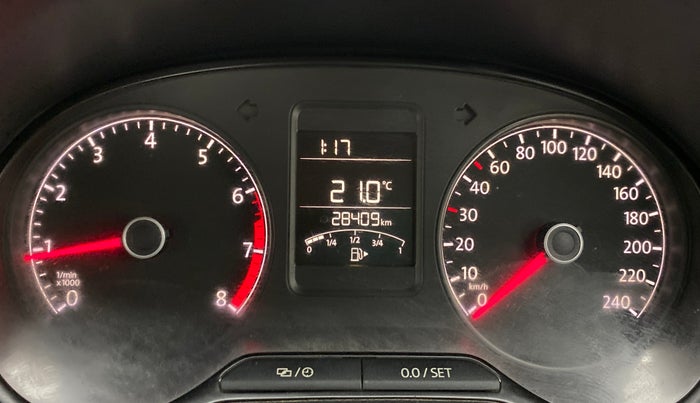 2016 Volkswagen Ameo TRENDLINE 1.2, Petrol, Manual, 28,444 km, Odometer Image