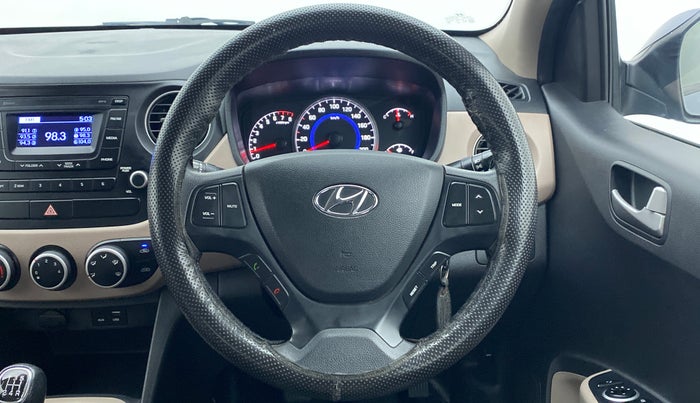 2016 Hyundai Grand i10 SPORTZ 1.2 KAPPA VTVT, Petrol, Manual, 31,939 km, Steering Wheel Close Up