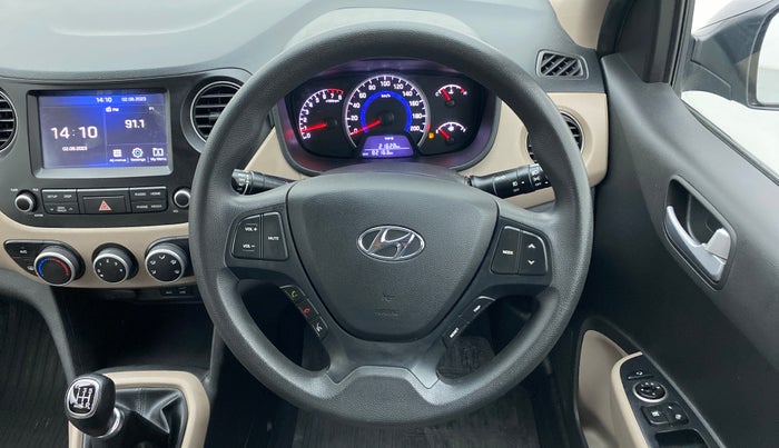 2017 Hyundai Grand i10 SPORTZ 1.2 KAPPA VTVT, Petrol, Manual, 82,163 km, Steering Wheel Close Up