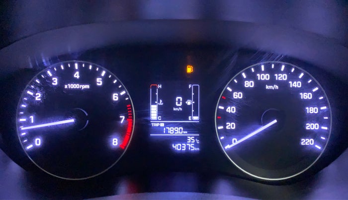 2017 Hyundai Elite i20 ASTA 1.2, Petrol, Manual, 40,373 km, Odometer Image