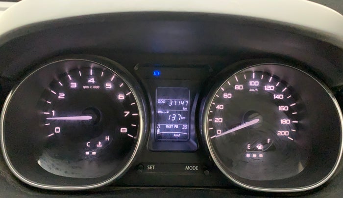 2018 Tata Tiago XZ PETROL, Petrol, Manual, 37,147 km, Odometer Image
