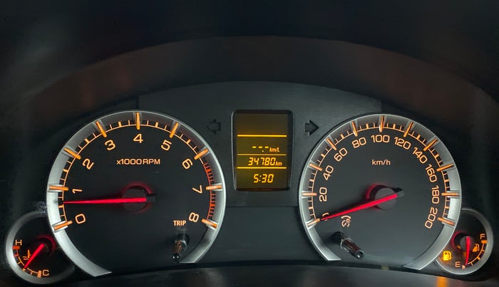 2017 Maruti Swift VXI OPT, Petrol, Manual, 34,861 km, Odometer Image