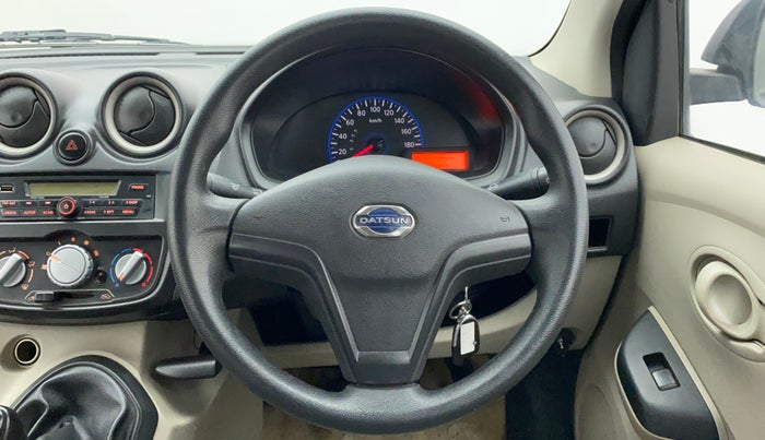 2018 Datsun Go Plus T, Petrol, Manual, 29,855 km, Steering Wheel Close Up