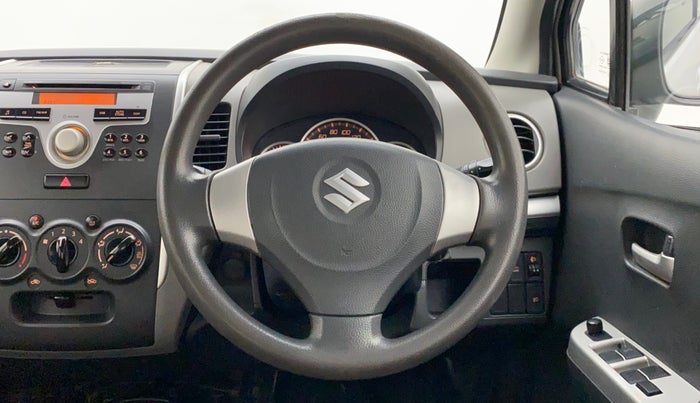 2010 Maruti Wagon R 1.0 VXI, Petrol, Manual, 82,147 km, Steering Wheel Close Up