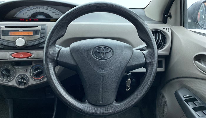 2011 Toyota Etios G, Petrol, Manual, 58,462 km, Steering Wheel