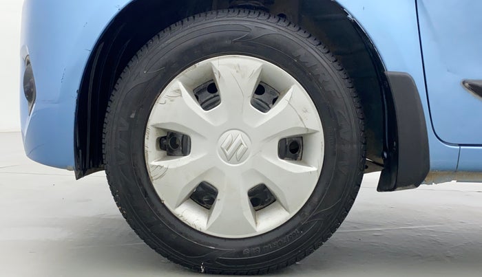 2019 Maruti New Wagon-R VXI 1.0, Petrol, Manual, 7,334 km, Left Front Wheel