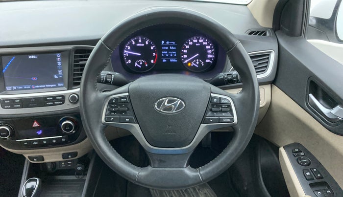 2019 Hyundai Verna 1.6 VTVT SX (O) AT, Petrol, Automatic, 70,764 km, Steering Wheel Close Up