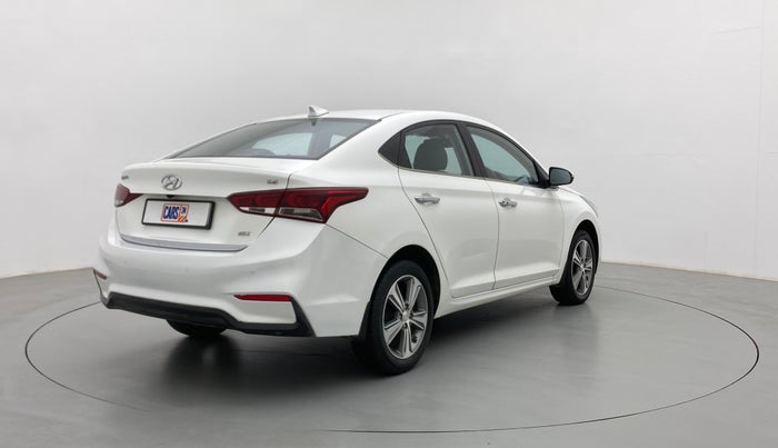 2019 Hyundai Verna 1.6 VTVT SX (O) AT, Petrol, Automatic, 70,764 km, Right Back Diagonal