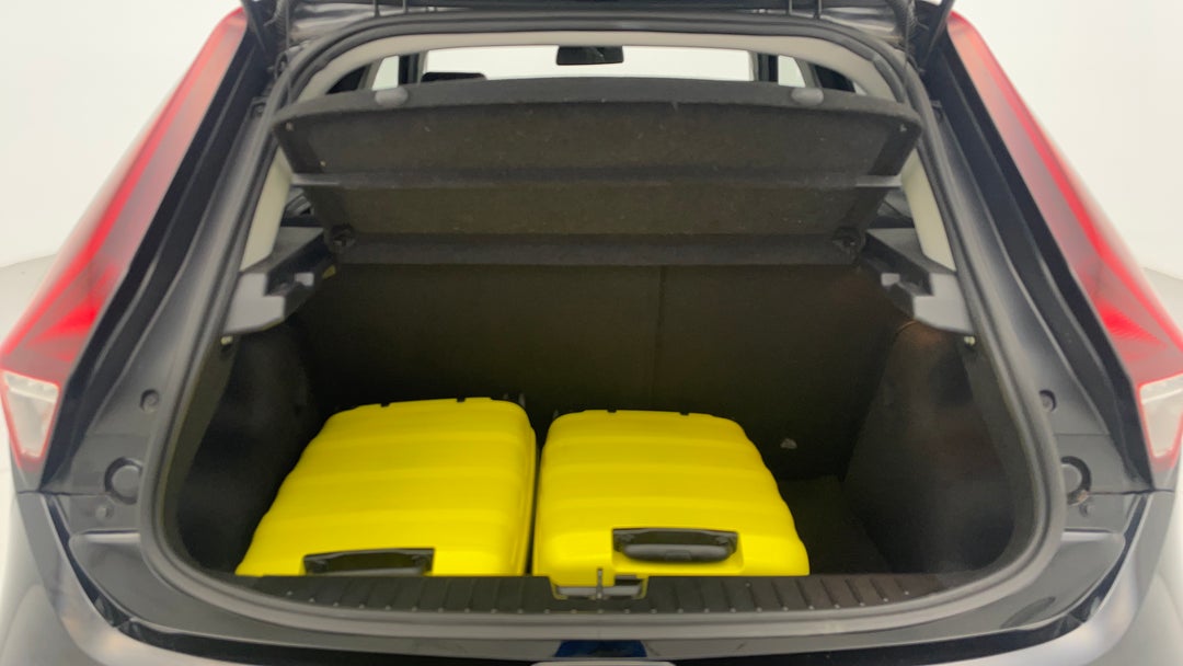 Boot Inside View with Luggage