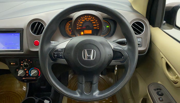 2014 Honda Amaze 1.2L I-VTEC S, Petrol, Manual, 57,634 km, Steering Wheel Close Up