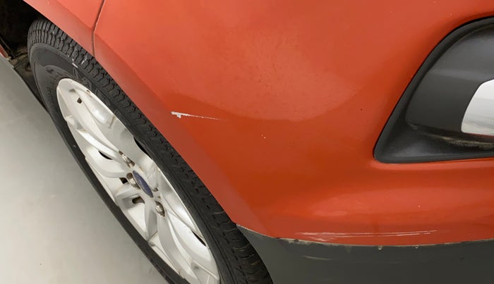 2017 Ford Ecosport TITANIUM 1.5L DIESEL, Diesel, Manual, 48,743 km, Front bumper - Minor scratches