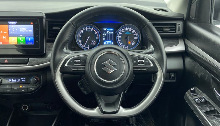 2019 Maruti XL6 ALPHA SHVS  MT, Petrol, Manual, 7,435 km, Steering Wheel Close Up