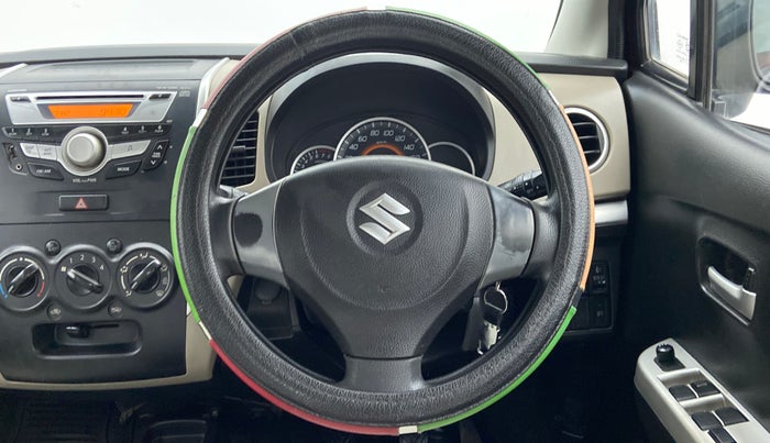 2014 Maruti Wagon R 1.0 VXI, Petrol, Manual, 33,342 km, Steering Wheel Close Up
